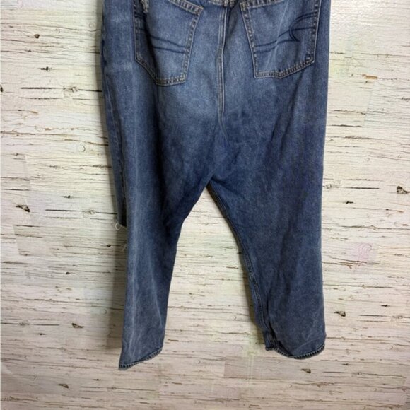 AMERICAN EAGLE Mom Jeans 18 Long blue - Picture 3 of 8